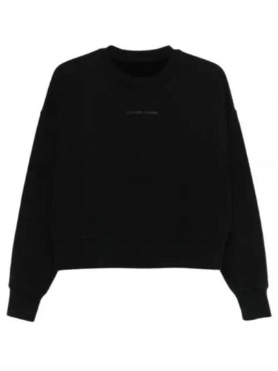 Muskoka Logo Sweatshirt Black - CANADA GOOSE - BALAAN 2