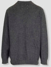 Signature Stitch Crew Neck Wool Alpaca Knit Top Grey - MAISON MARGIELA - BALAAN 4