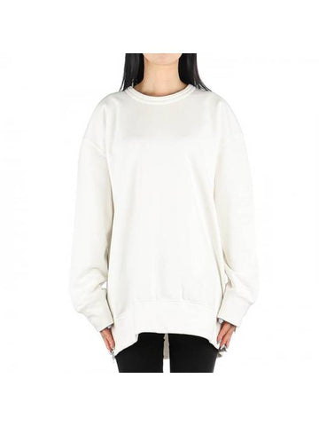 Women's Long Sleeve Sweatshirt White - COMME DES GARCONS - BALAAN 1