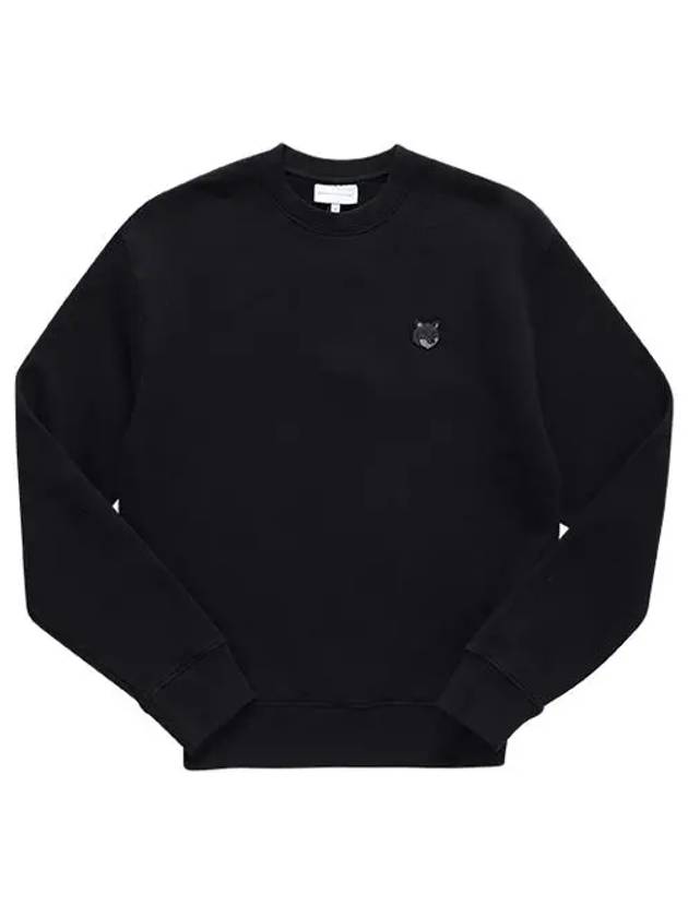 Bold Fox Head Cotton Sweatshirt Black - MAISON KITSUNE - BALAAN 5