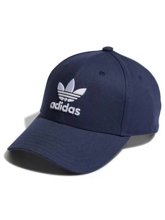 Trefoil Embroidery Ball Cap Navy - ADIDAS - BALAAN 2