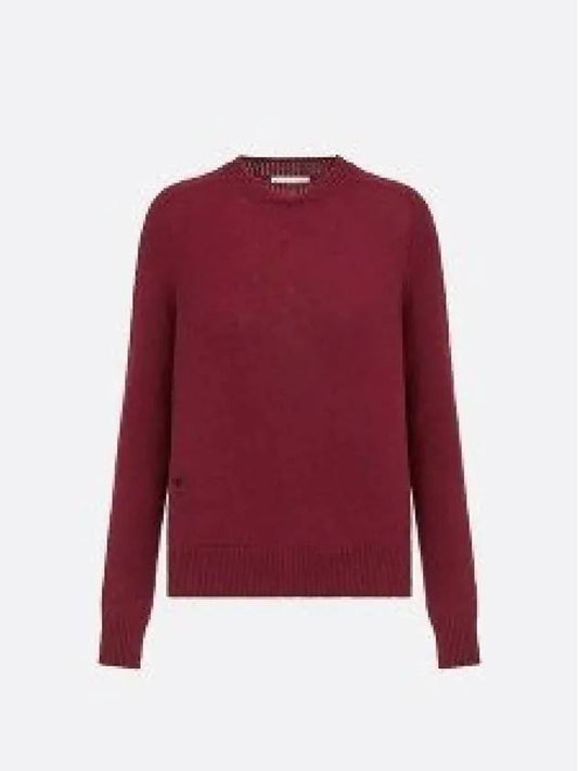 Cashmere Knit Top Burgundy - DIOR - BALAAN 2