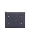 4 Stitch Keyring Card Wallet Navy - MAISON MARGIELA - BALAAN 1