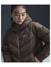 Sportswear Windpooper Storm Fit Loose Down Jacket W Ironstone White HF7871 004 - NIKE - BALAAN 2