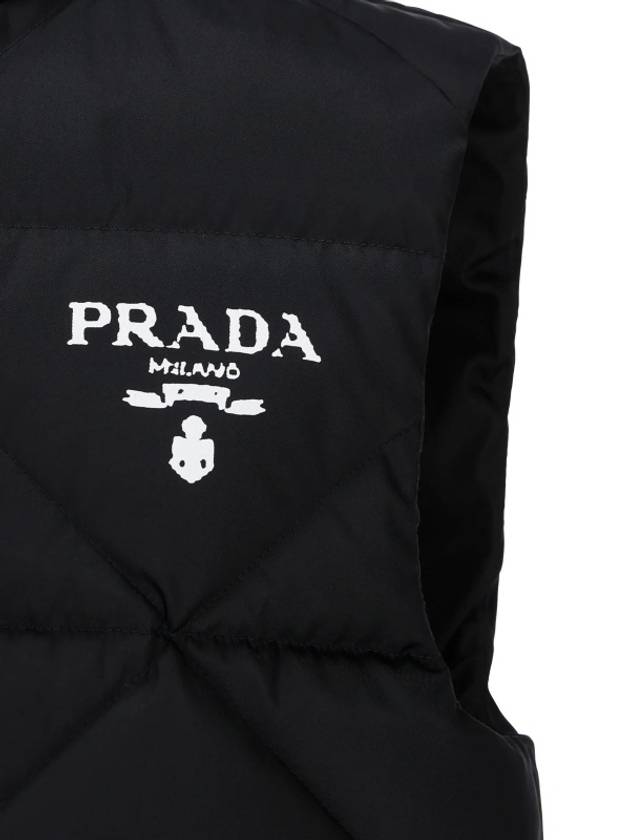 Re-Nylon Down Vest Black - PRADA - BALAAN 4