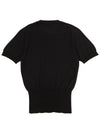 ORB Logo Short Sleeve Knit Top Black - VIVIENNE WESTWOOD - BALAAN 3