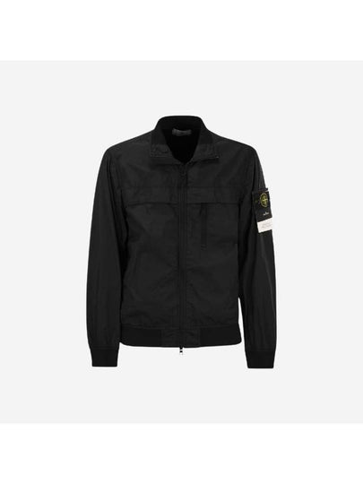 Garment Dyed Crinkle Reps R Nylon Jacket Black - STONE ISLAND - BALAAN 2