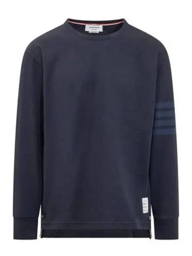 Jelly long sleeve rugby sweatshirt navy 270024 - THOM BROWNE - BALAAN 1