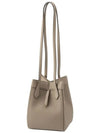 Origami Mini Bucket Bag Dove Grey - FENDI - BALAAN 4