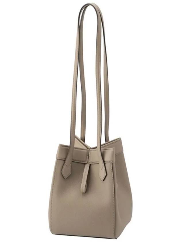 Origami Mini Bucket Bag Dove Grey - FENDI - BALAAN 4