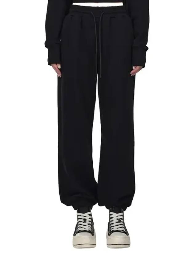 Cloud Logo Track Pants Black - MSGM - BALAAN 3