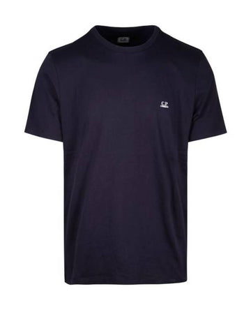 30/1 Jersey Goggle Short Sleeve T-Shirt Navy - CP COMPANY - BALAAN 1