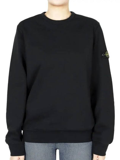 Stone Kids Waffen Patch Crew Neck Sweatshirt Black K1S16 6100011S0040 V0029 14A Adults can wear - STONE ISLAND - BALAAN 2