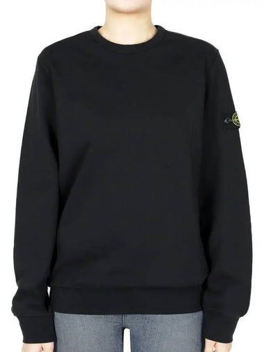 Stone Kids Waffen Patch Crew Neck Sweatshirt Black K1S16 6100011S0040 V0029 14A Adults can wear - STONE ISLAND - BALAAN 1