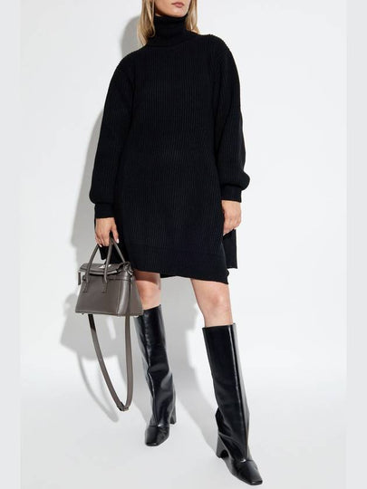 Yohji Yamamoto Dress With Turtleneck, Women's, Black - YOHJI YAMAMOTO - BALAAN 2