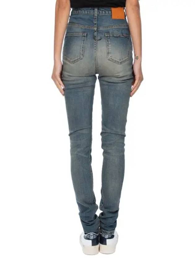 LA patch logo high waist sneaky jeans 527442 - GUCCI - BALAAN 5