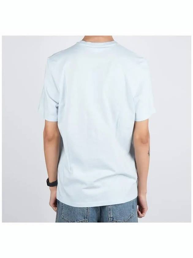 Fox Head Patch Classic Short Sleeve T-Shirt Clear Blue - MAISON KITSUNE - BALAAN 5