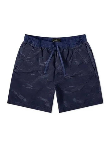 Men's Shadow Project Swim Shorts Navy - STONE ISLAND - BALAAN.