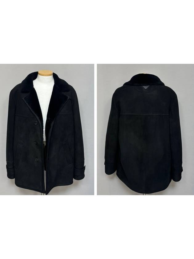 Hooded zip up layered shearling jacket 100 - PRADA - BALAAN 8