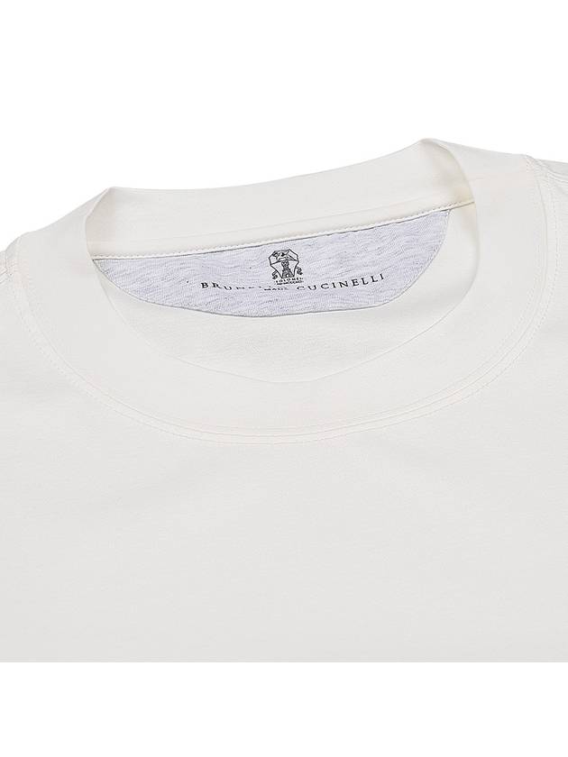 Logo Short Sleeve T-shirt White - BRUNELLO CUCINELLI - BALAAN 6