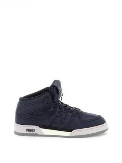 Match High Top Sneakers Blue - FENDI - BALAAN 2