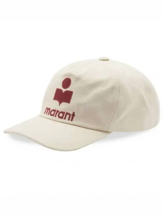 Tyron Logo Ball Cap Ivory - ISABEL MARANT - BALAAN 2