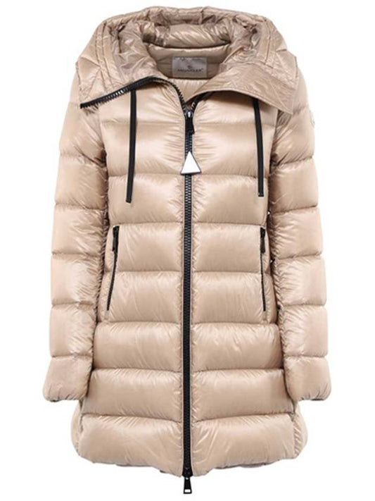 Suyen Long Down Padding Beige - MONCLER - BALAAN 2