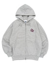 Wavy Logo Hooded Zip up Melange - NET SOCIAL CLUB - BALAAN 1