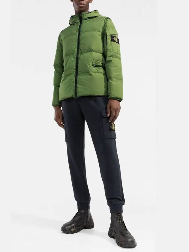 Men's Wappen Patch Crinkle Wraps Padding Khaki - STONE ISLAND - BALAAN 3