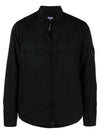 Taylon L Lens Shirt Zip Up Jacket Black - CP COMPANY - BALAAN 3