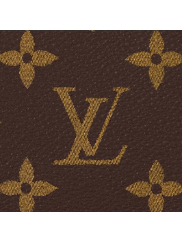 Multiple 2-Fold Bifold Wallet Brown Black - LOUIS VUITTON - BALAAN 6