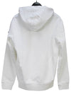 Men's Wappen Patch Cotton Hoodie White - STONE ISLAND - BALAAN 3