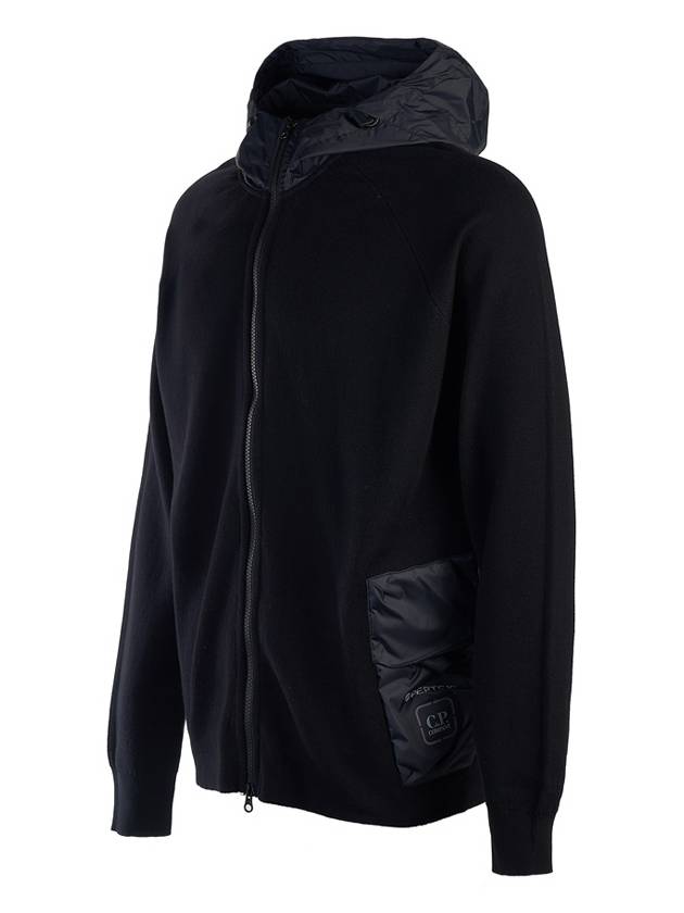 Metropolis Series Zip-Up Hoodie Black - CP COMPANY - BALAAN 3