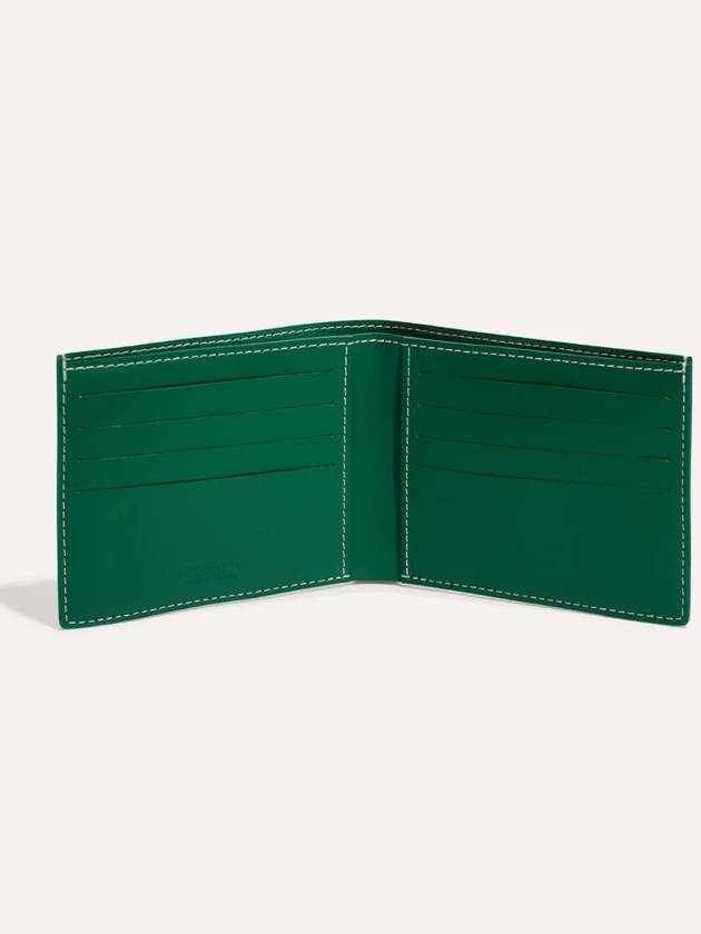 Victoire Wallet Green In Canvas And Calfskin - GOYARD - BALAAN 6