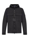 Wappen Old Effect Hooded Jacket Navy - STONE ISLAND - BALAAN 2