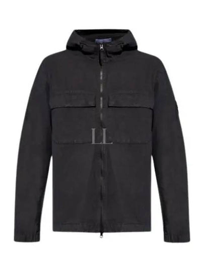 Wappen Old Effect Hooded Jacket Navy - STONE ISLAND - BALAAN 2