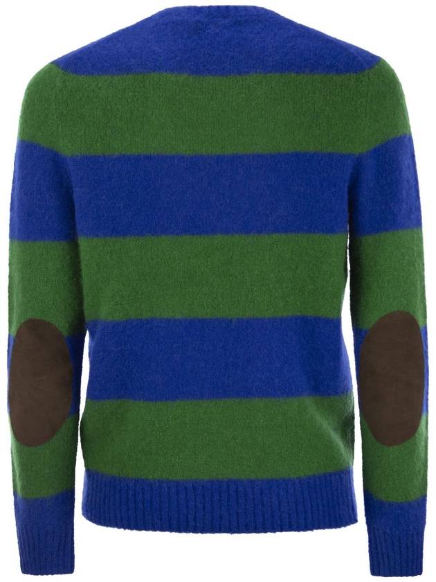 Striped jersey with suede patches - POLO RALPH LAUREN - BALAAN 2