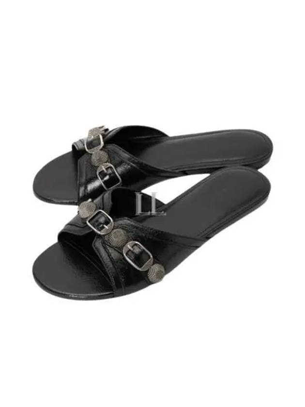 Le Cagole Slippers Black - BALENCIAGA - BALAAN 2