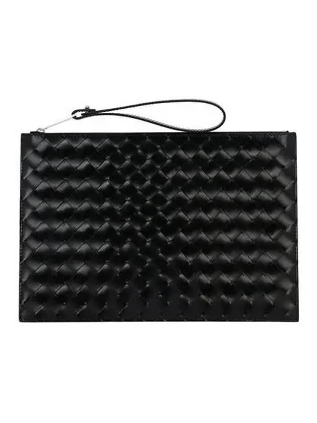 Clutch bag intrecciato black - BOTTEGA VENETA - BALAAN 1