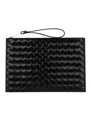 Clutch bag intrecciato black - BOTTEGA VENETA - BALAAN 1