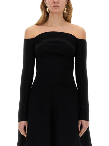 Nina Ricci Top With "Bardot" Neckline - NINA RICCI - BALAAN 1