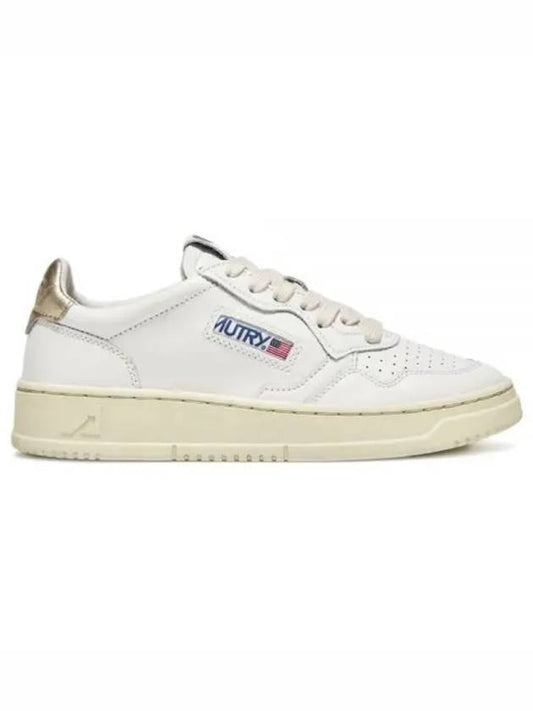 Medalist Low Top Sneakers Beige White - AUTRY - BALAAN 2