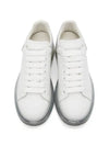 Bubble platform sole gray scotch logo heel tab leather sneakers - ALEXANDER MCQUEEN - BALAAN 5