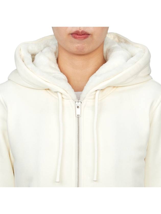 Classic Bunny Zip Up Hoodie White - MOOSE KNUCKLES - BALAAN 7