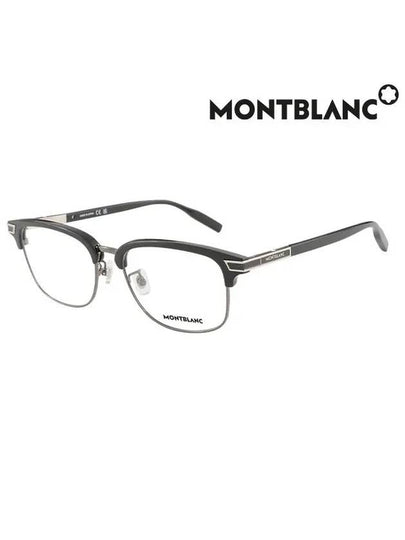 Eyewear Rectangle Metal Eyeglasses Black - MONTBLANC - BALAAN 2