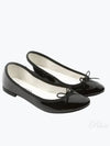 Women's Cendrillon Leather Ballerinas Flat Black - REPETTO - BALAAN 2