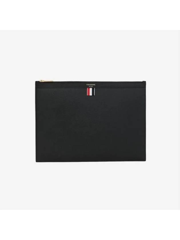 Medium Document Holder Clutch Bag Black - THOM BROWNE - BALAAN 4