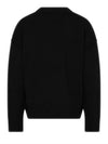 Big Heart Logo Wool Cardigan Black - AMI - BALAAN 7