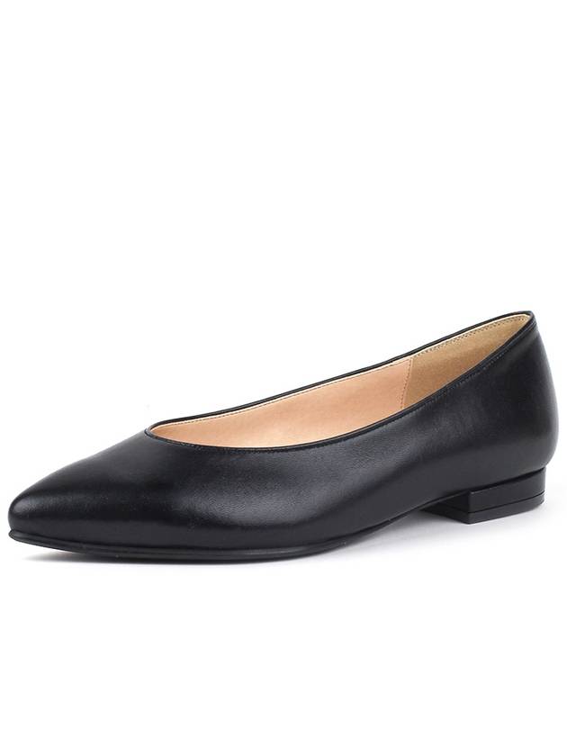 Mocha flat shoes black - LECHROMAQI - BALAAN 3