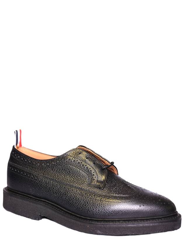 Three Stripes Wingtip Brogue Black - THOM BROWNE - BALAAN 3